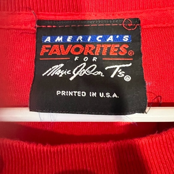 Vintage Single Stitch Chicago Bulls Tee Size XL Made In USA Retro Basketball - Picture 7 of 9